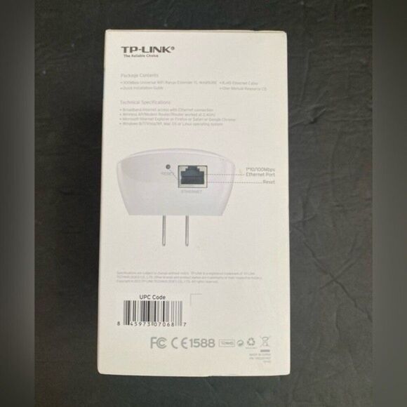 TP Link universal WiFi range extender 300Mbps new - Picture 5 of 12